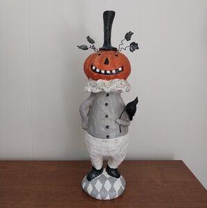 Folk Art Jack-O-Lantern Man